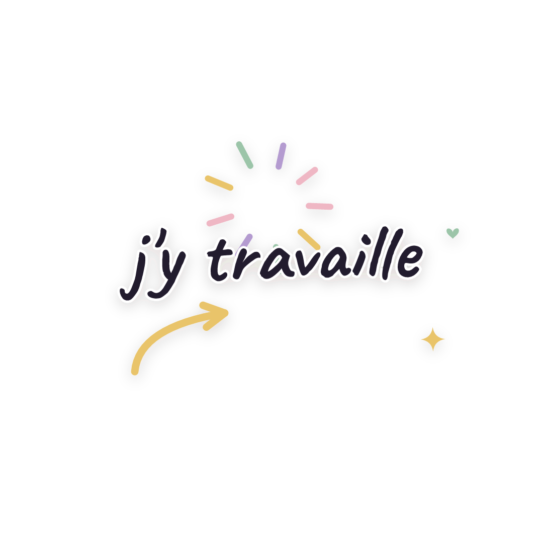 Sticker: j'y travaille