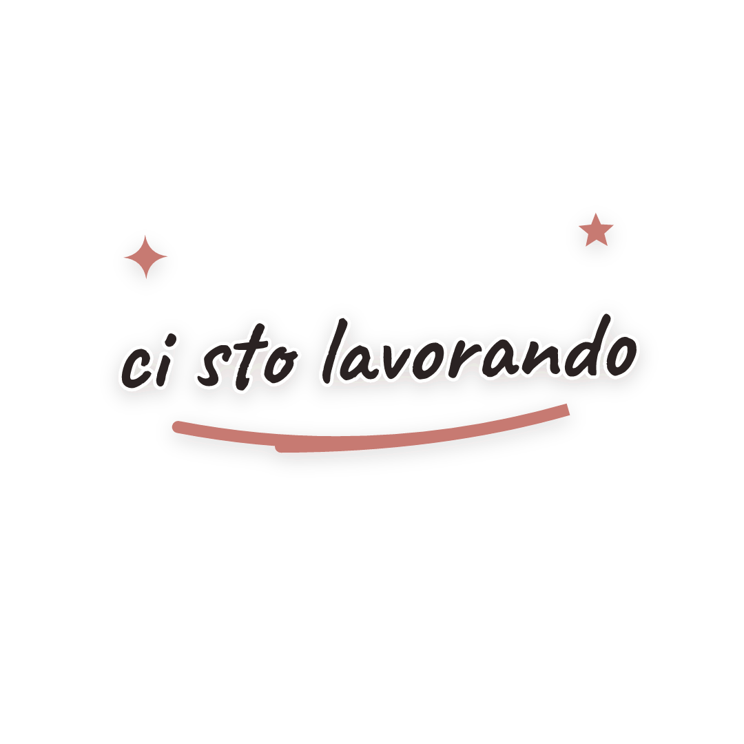 Sticker: ci sto lavorando