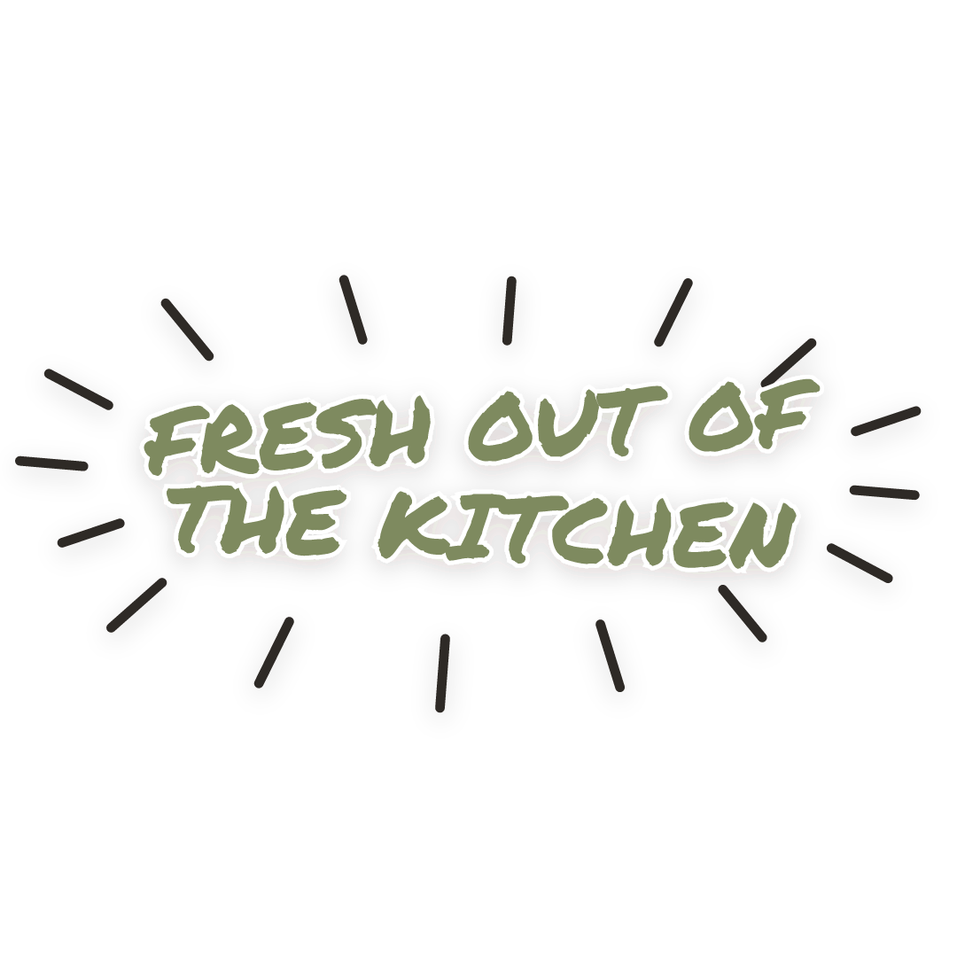 Sticker: fresh out of the kitchen