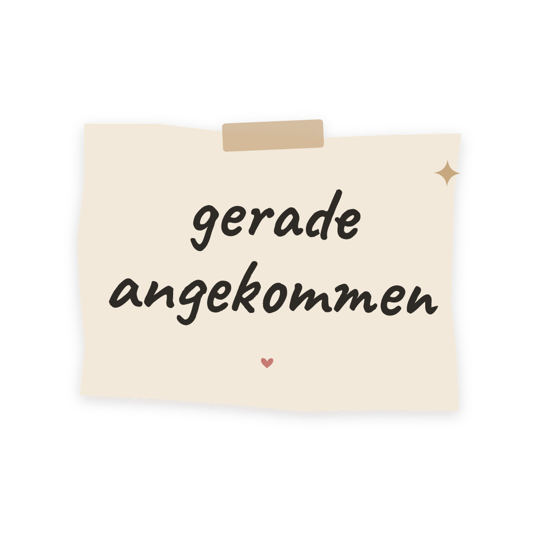 Sticker: gerade angekommen