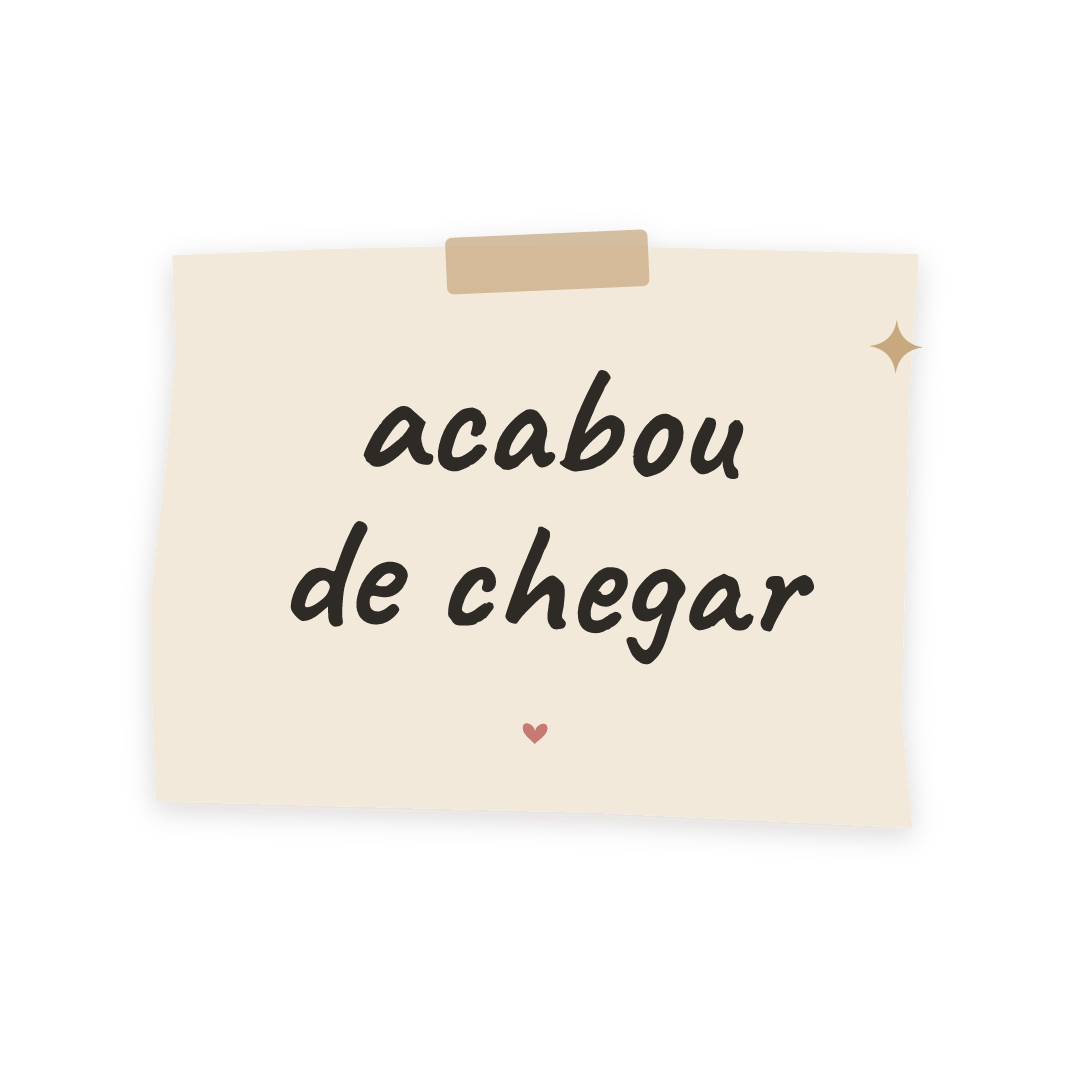 Sticker: acabou de chegar