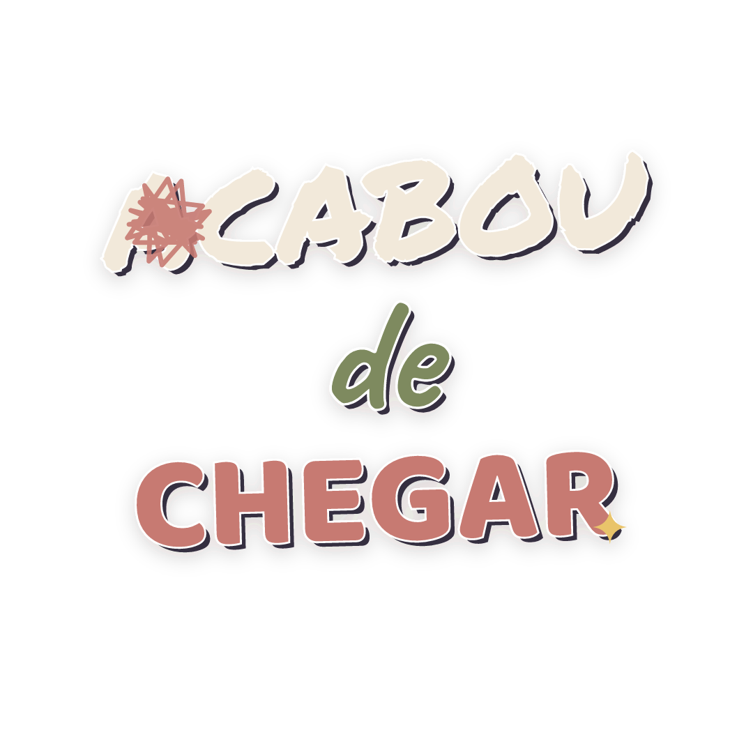Sticker: acabou de chegar