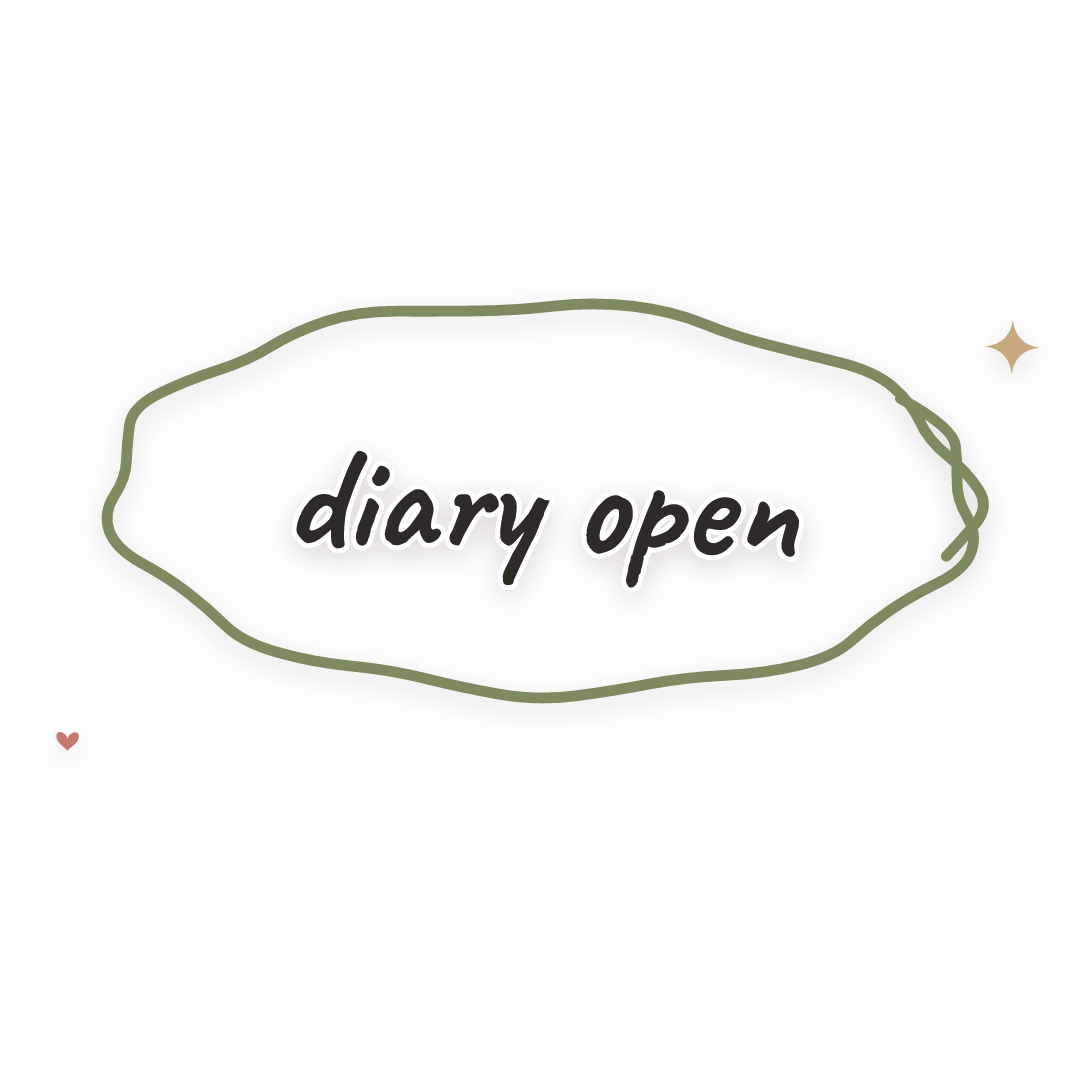 Sticker: diary open