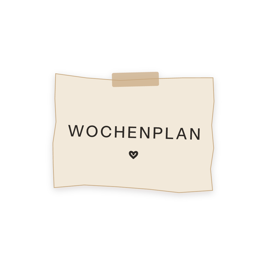 Sticker: wochenplan