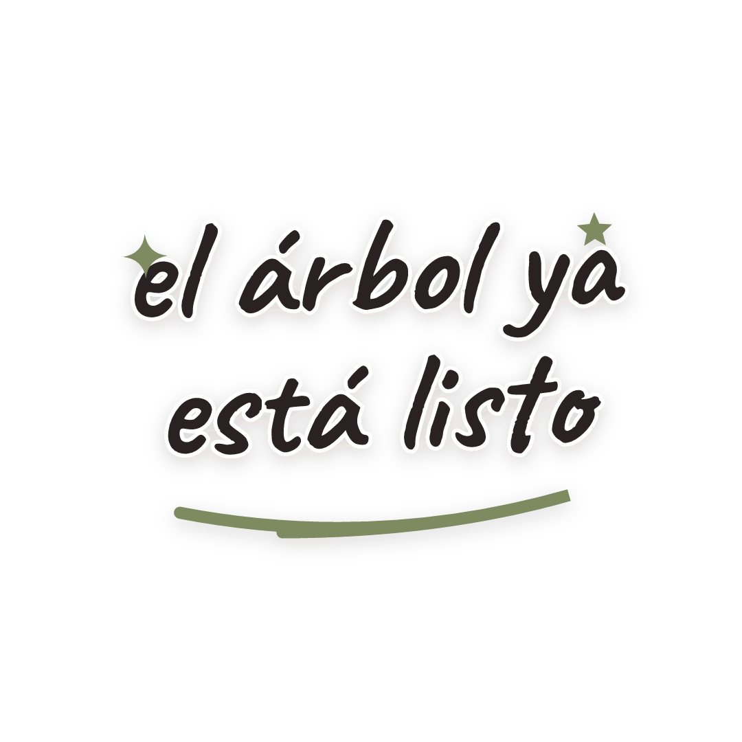 Sticker: el árbol ya está listo