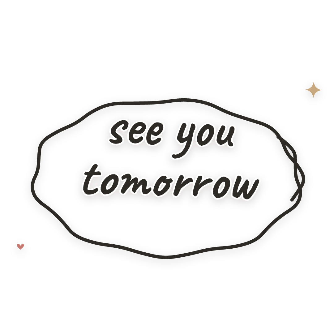 Sticker: see you tomorrow