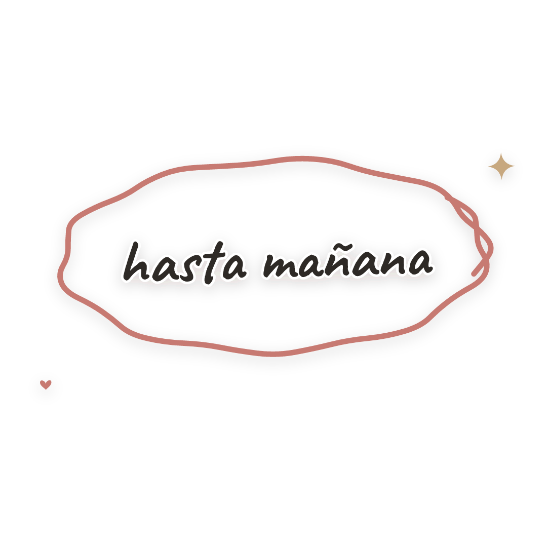Sticker: hasta mañana