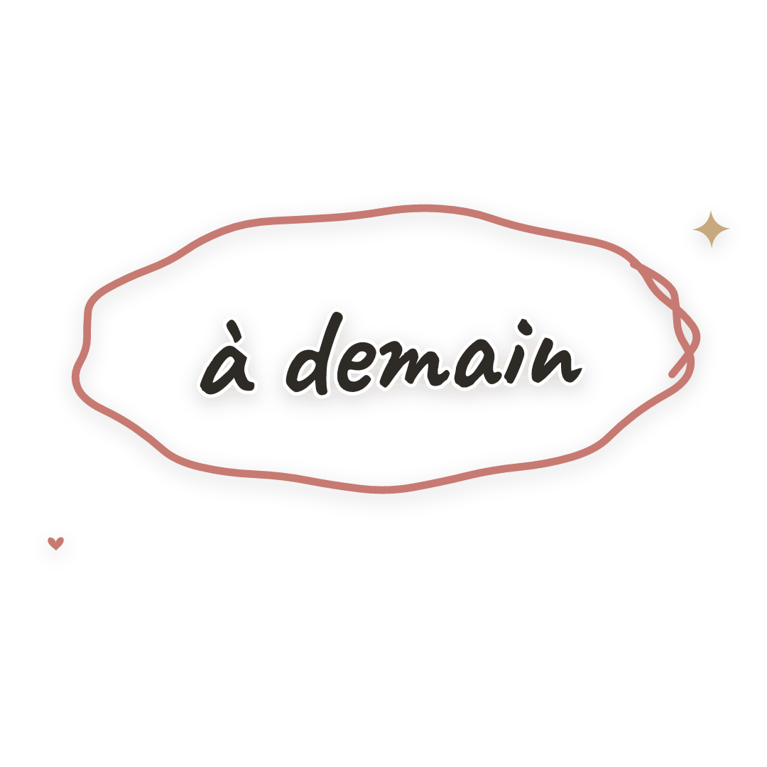 Sticker: à demain