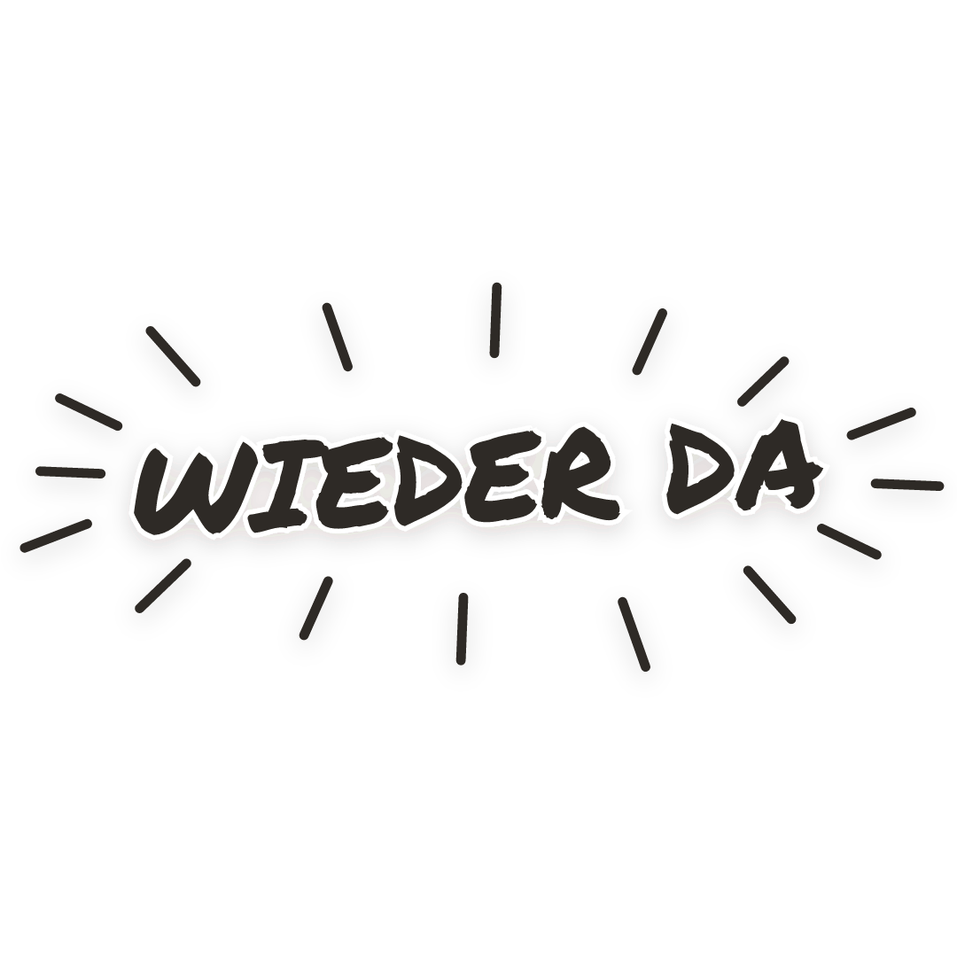 Sticker: wieder da