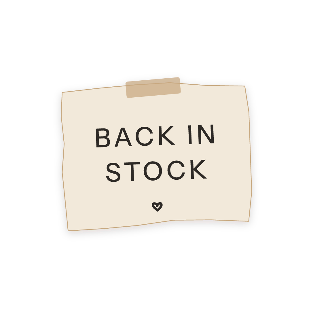 Sticker: back in stock