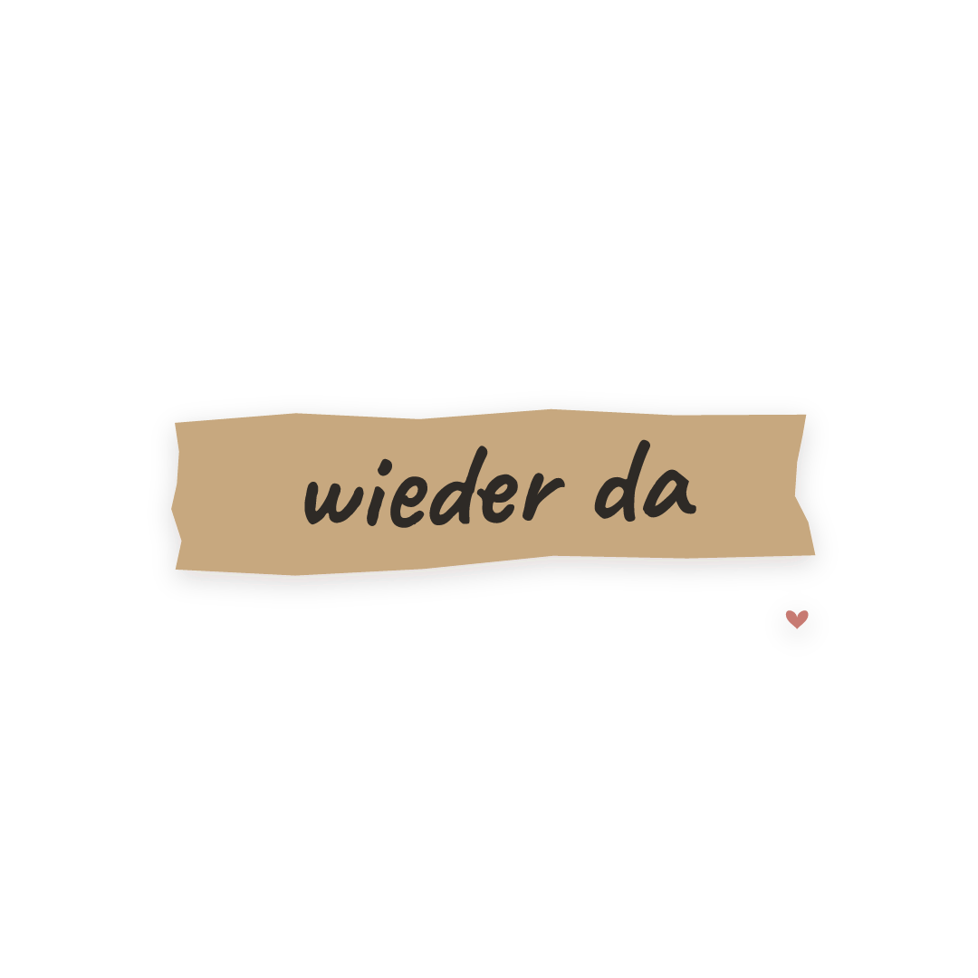 Sticker: wieder da