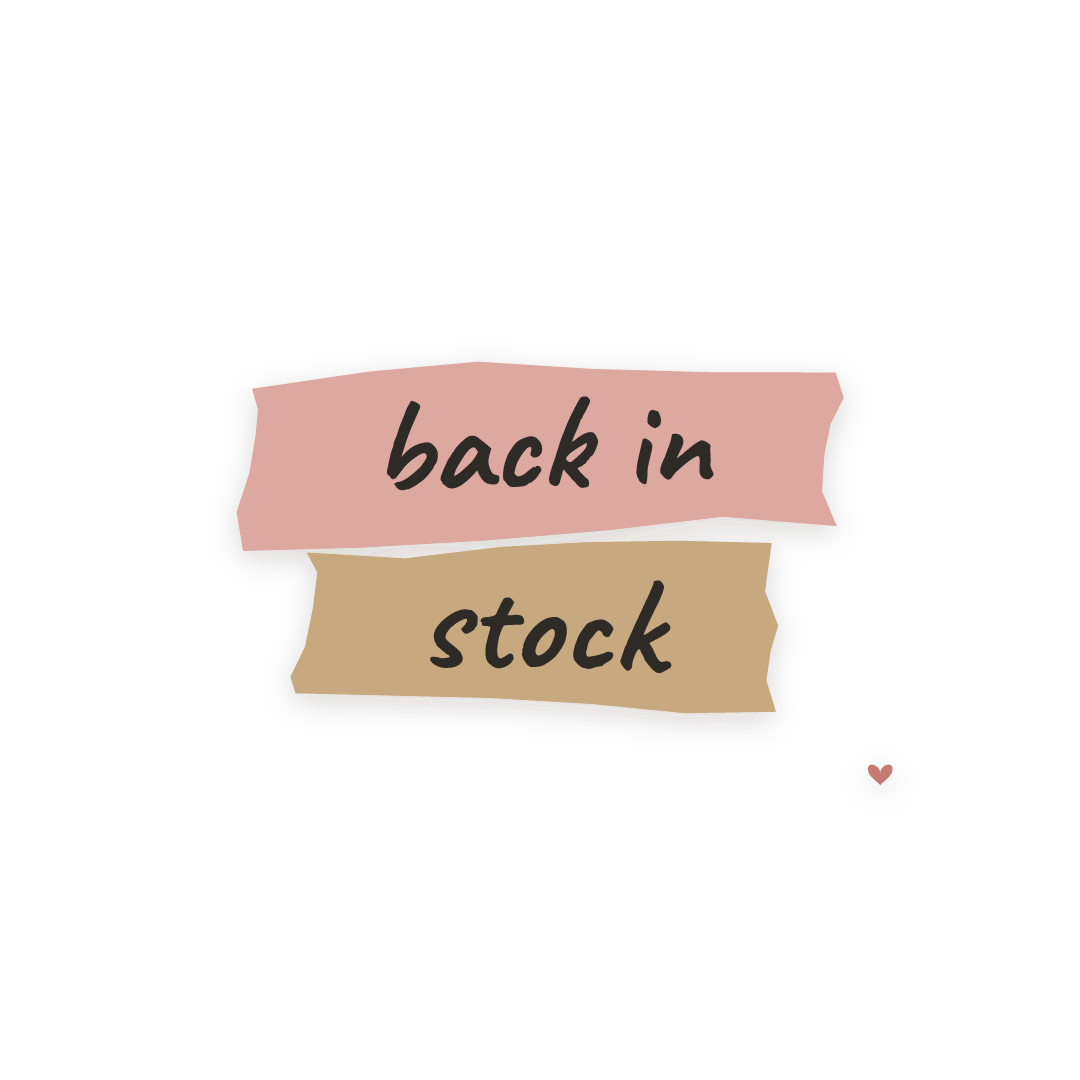 Sticker: back in stock