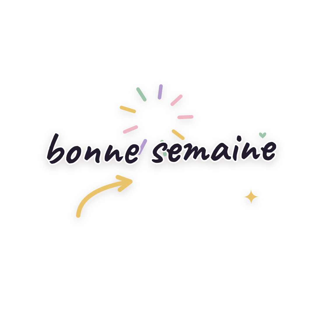 Sticker: bonne semaine