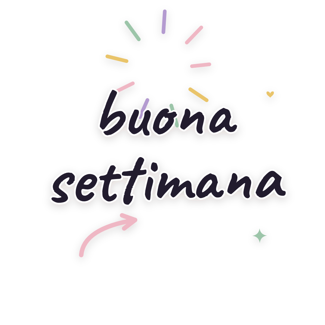 Sticker: buona settimana