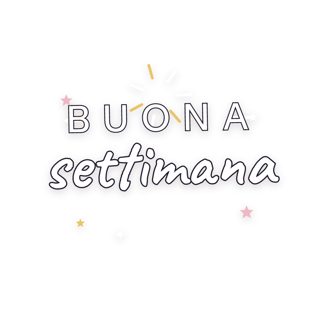 Sticker: buona settimana