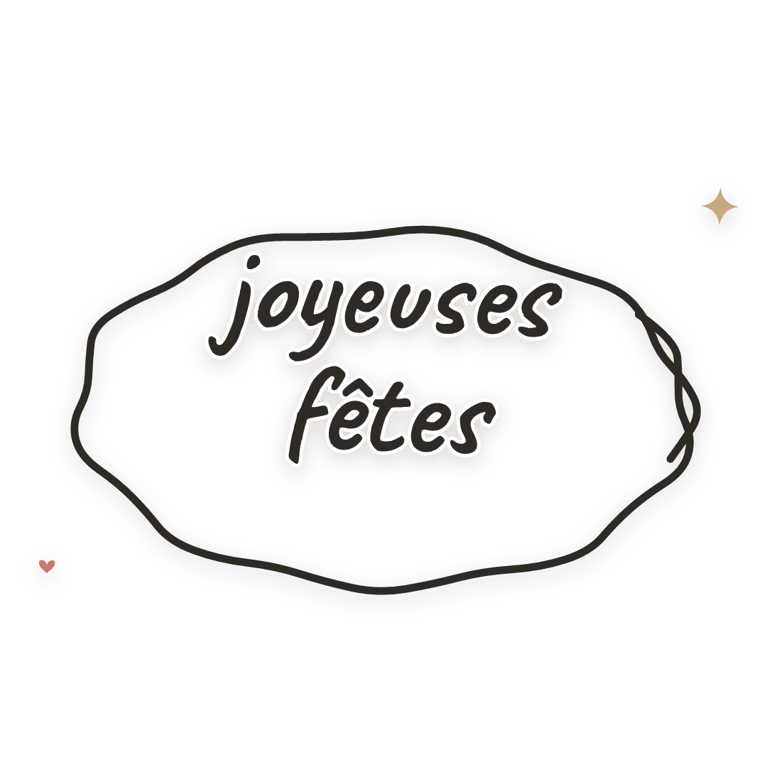 Sticker: joyeuses fêtes