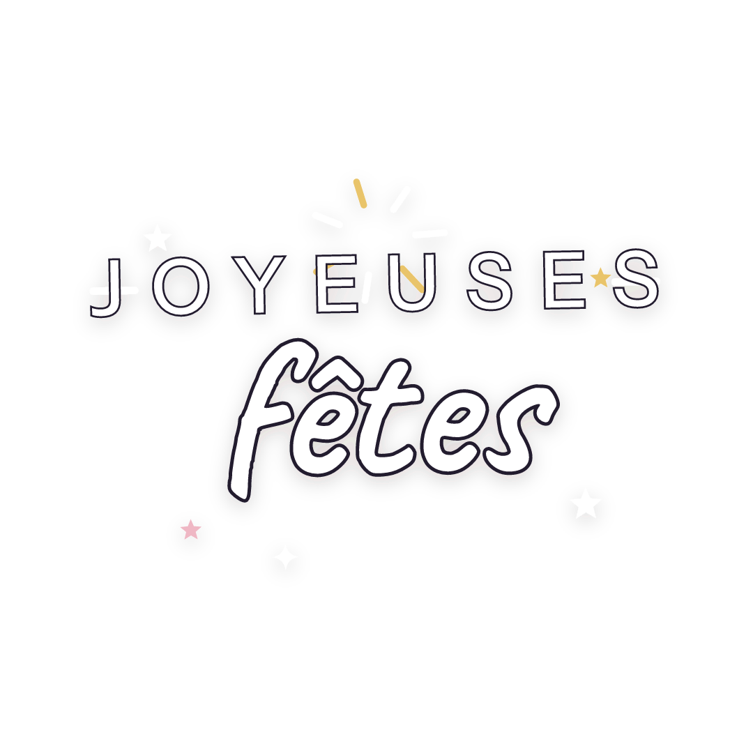 Sticker: joyeuses fêtes