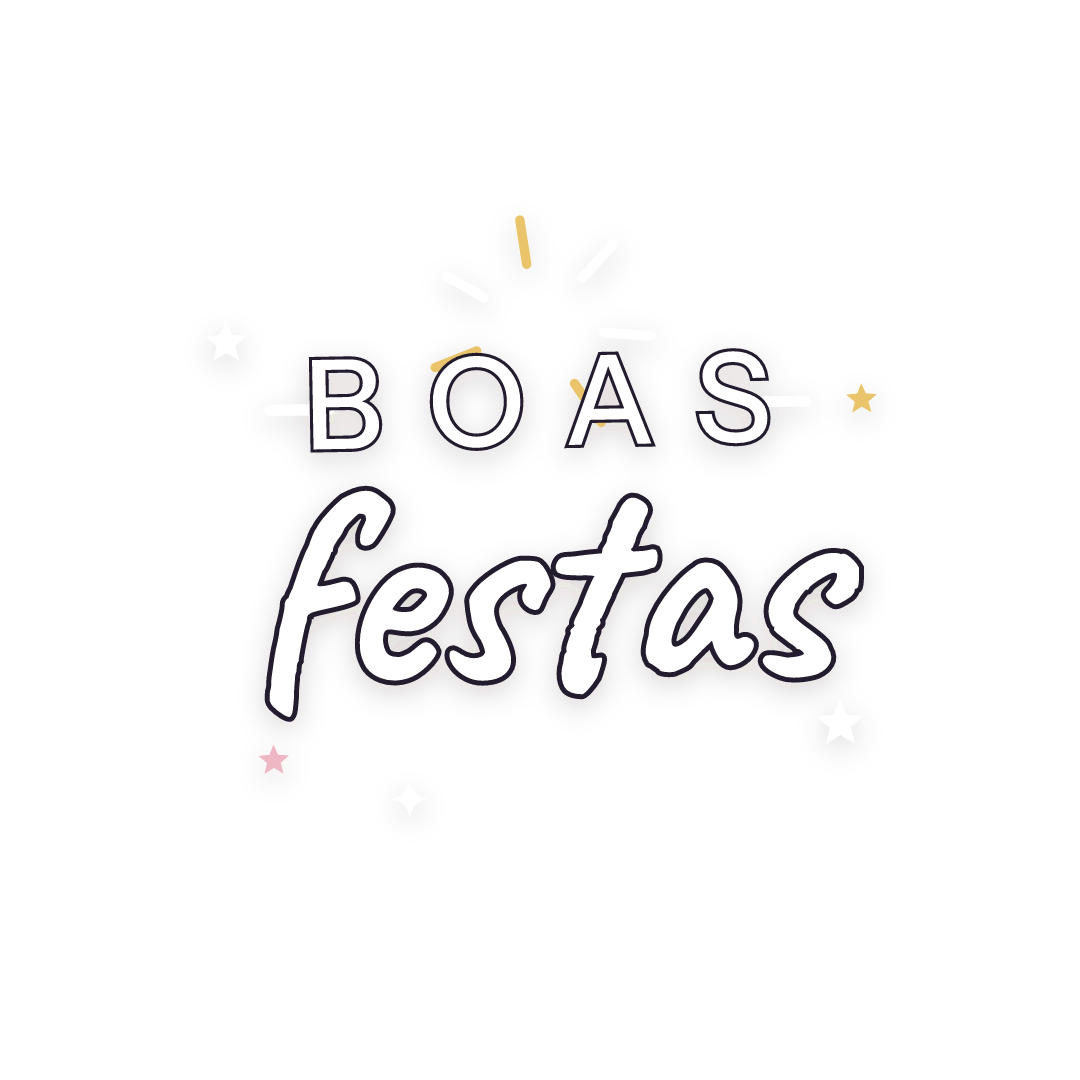 Sticker: boas festas