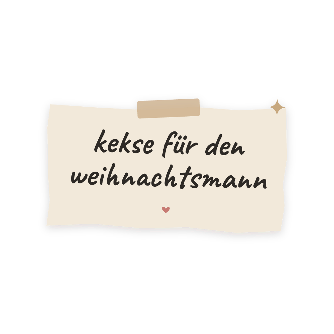 Sticker: kekse für den weihnachtsmann