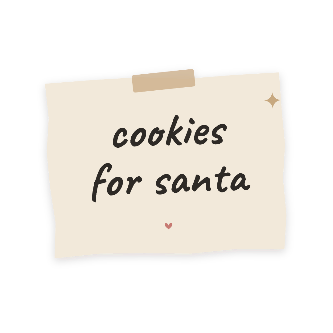 Sticker: cookies for santa