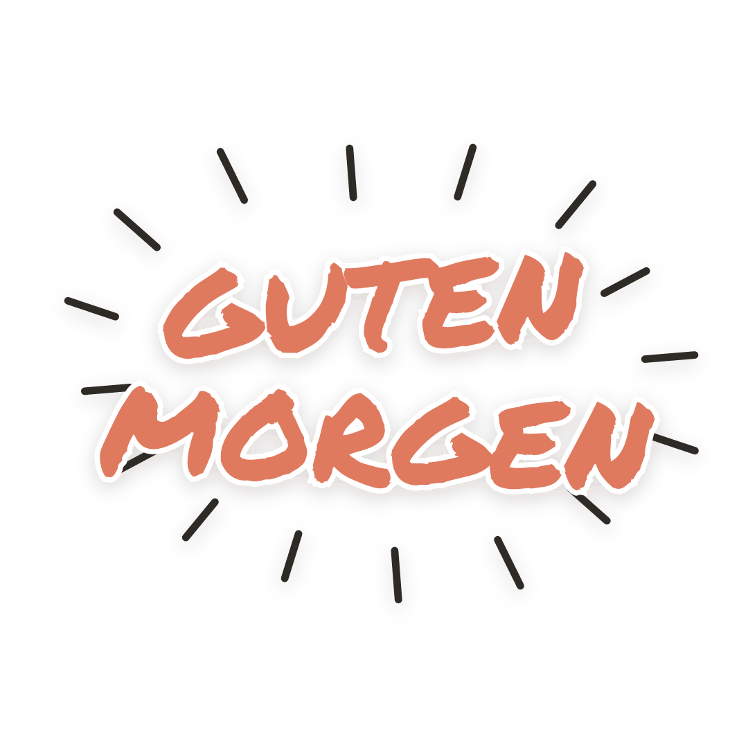 Sticker: guten morgen