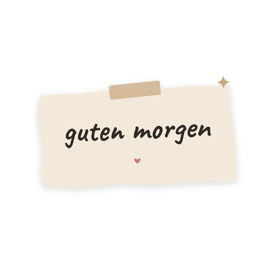 Sticker: guten morgen