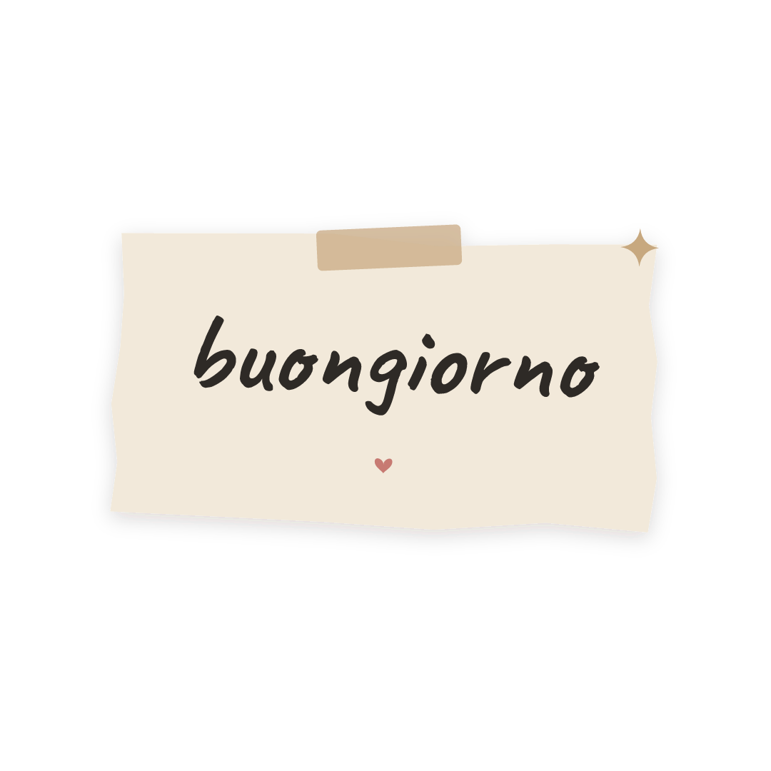 Sticker: buongiorno
