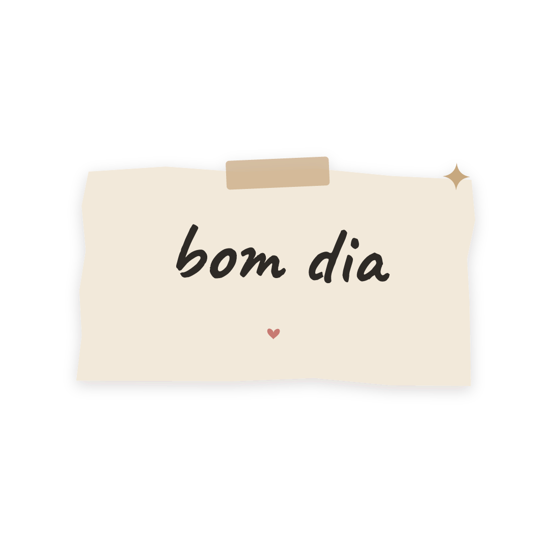 Sticker: bom dia