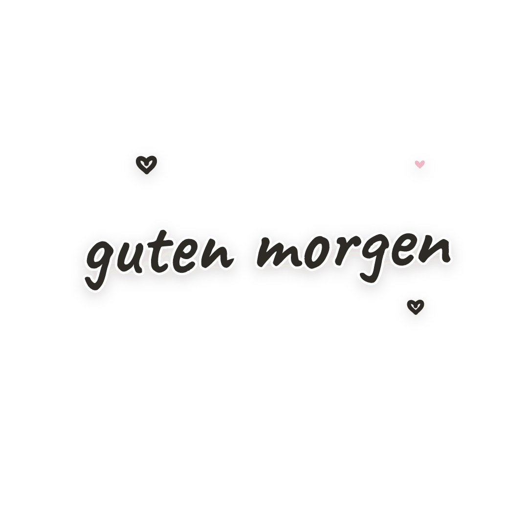 Sticker: guten morgen