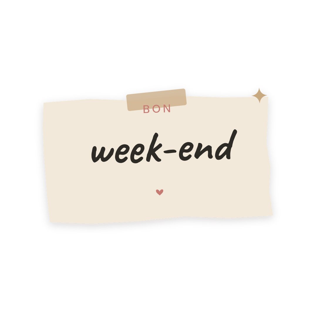 Sticker: bon week-end
