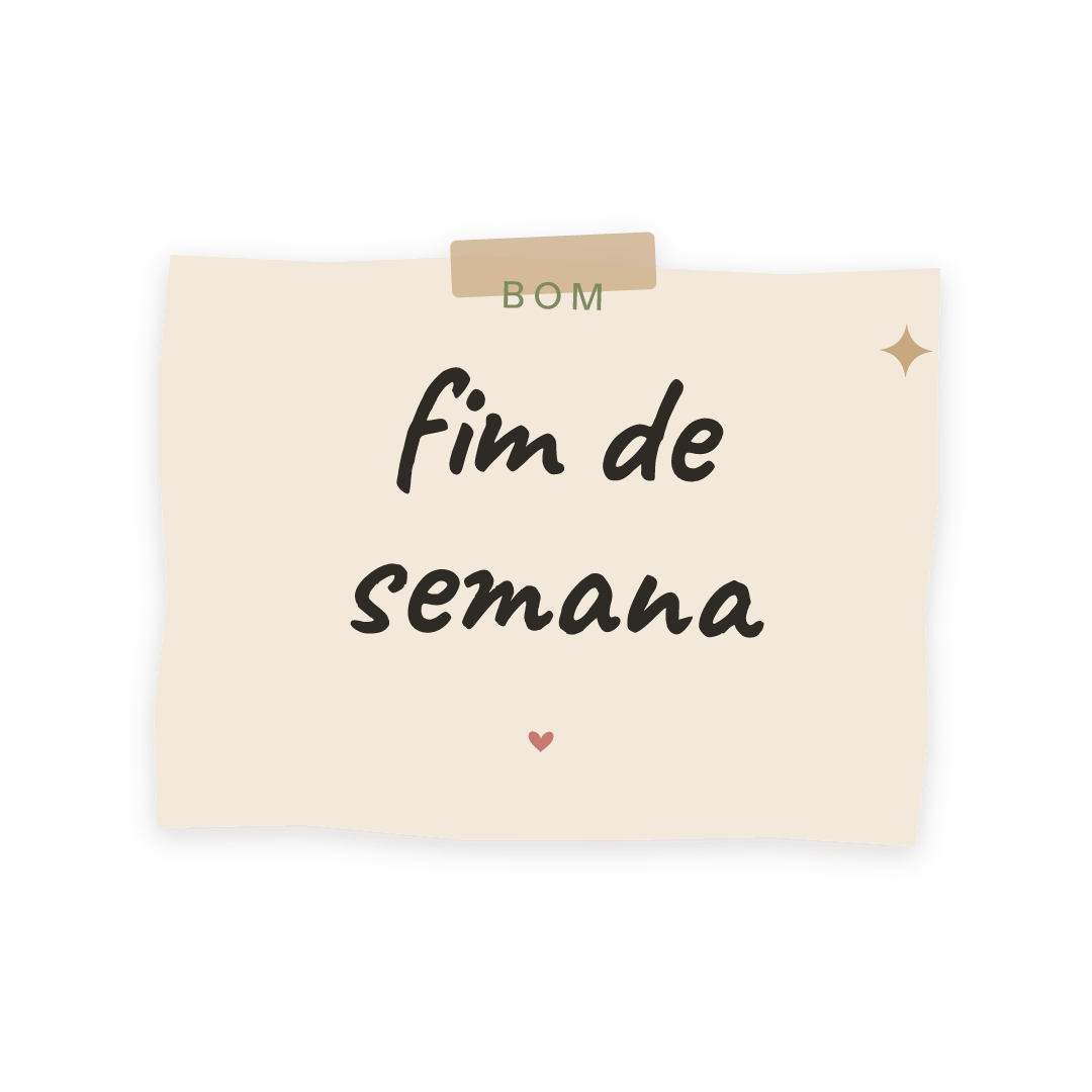 Sticker: bom fim de semana