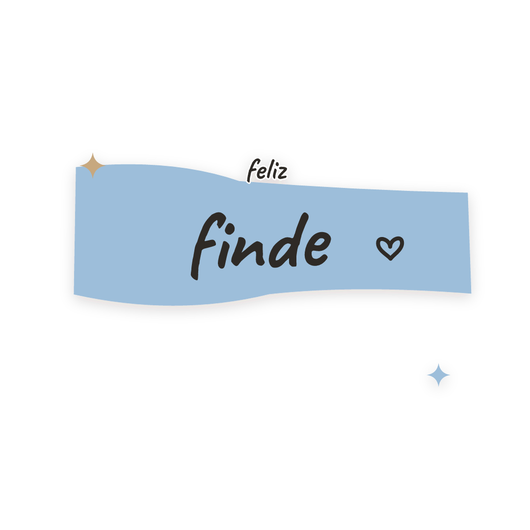 Sticker: feliz finde