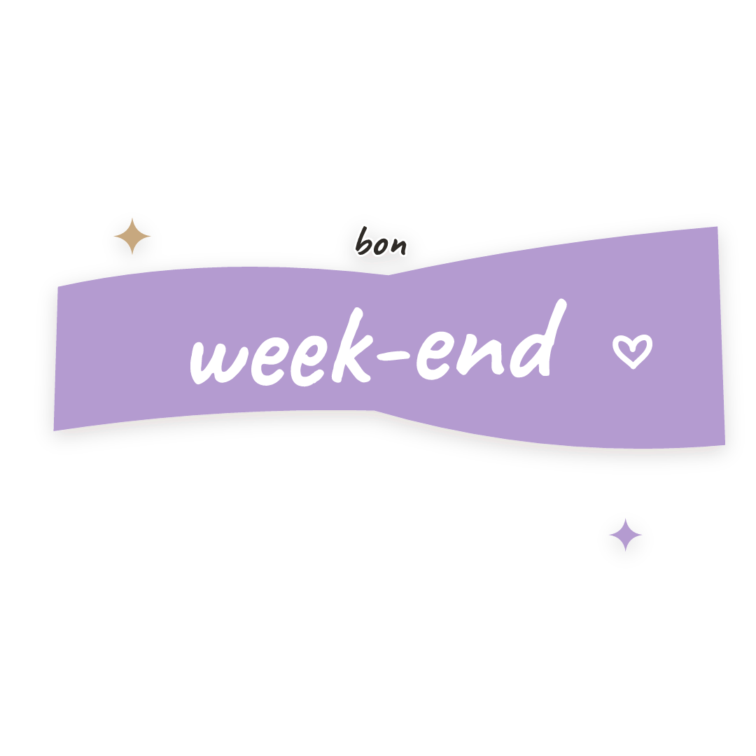 Sticker: bon week-end