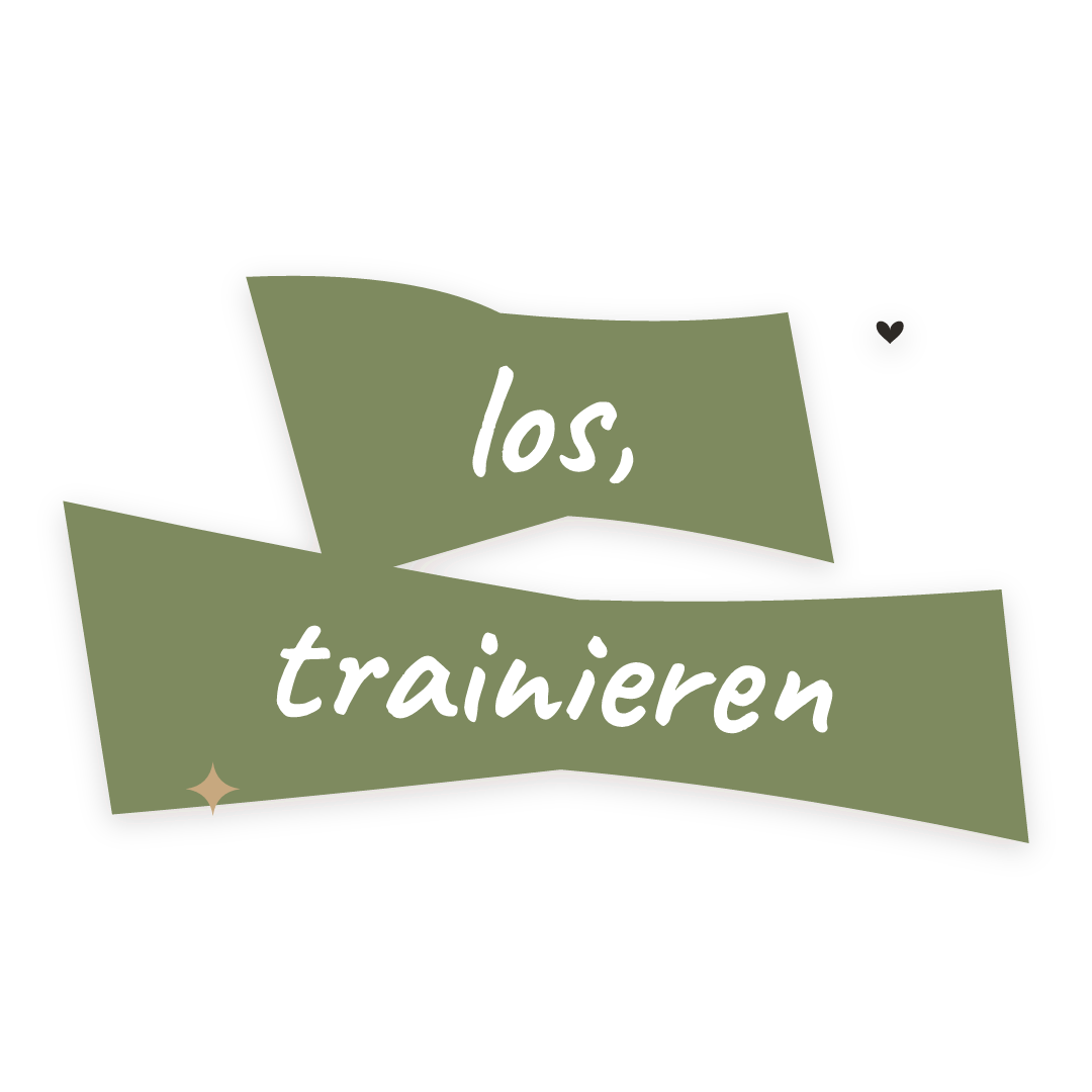 Sticker: los, trainieren