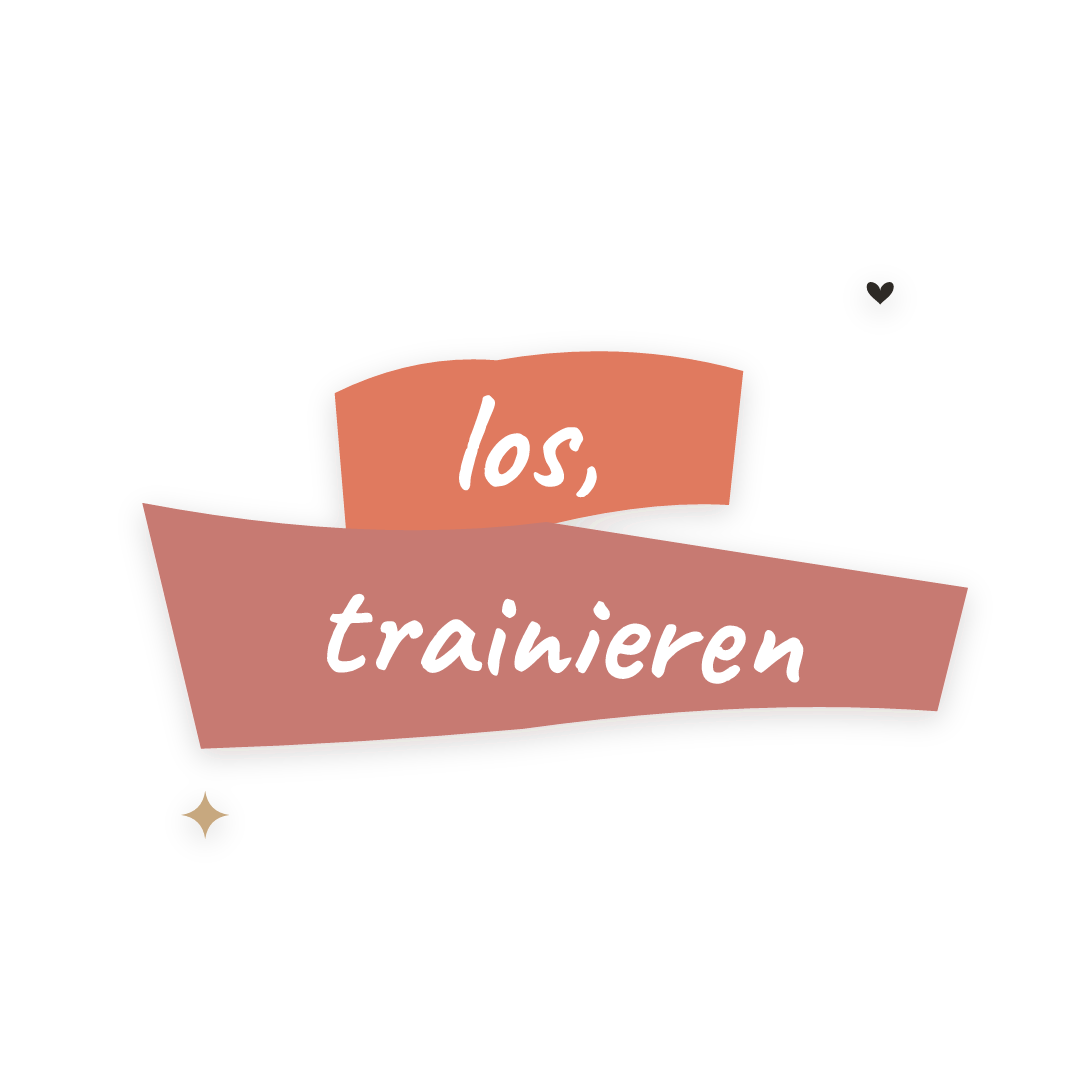 Sticker: los, trainieren