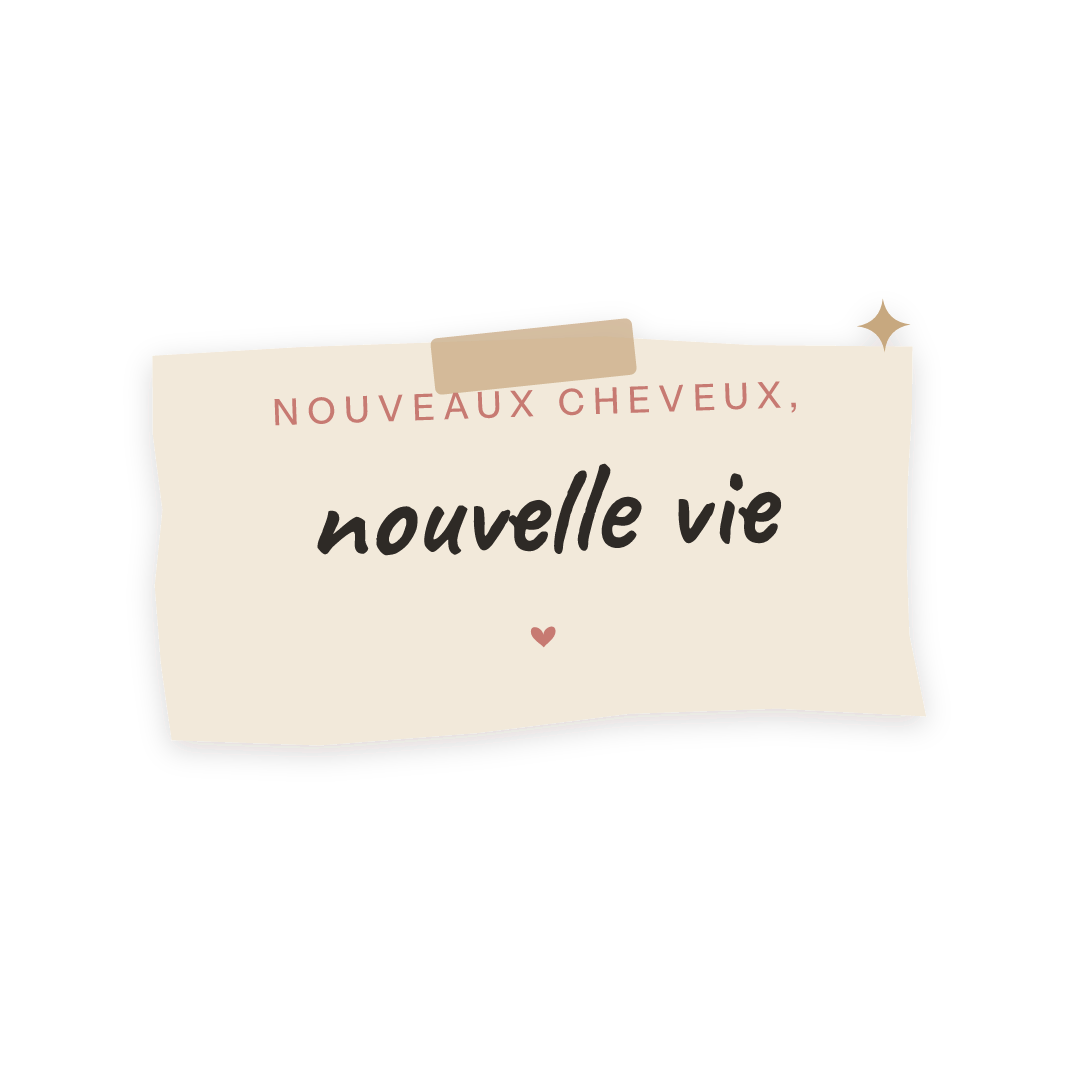 Sticker: nouveaux cheveux, nouvelle vie