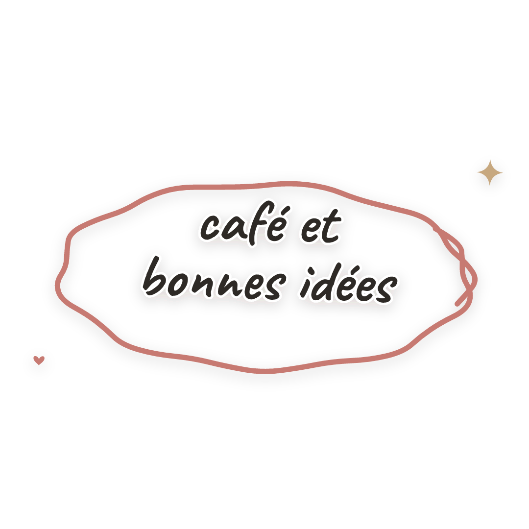 Sticker: café et bonnes idées