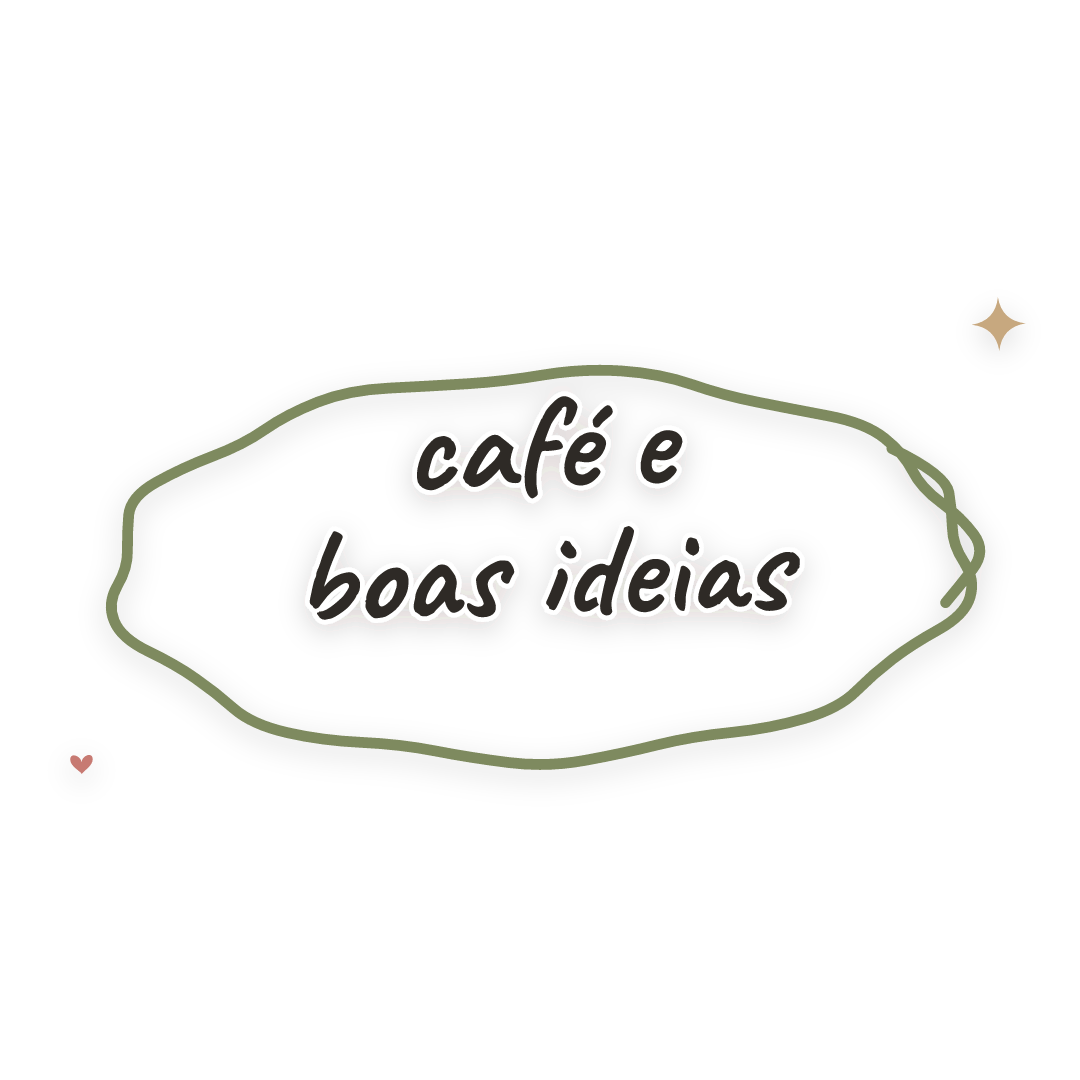 Sticker: café e boas ideias