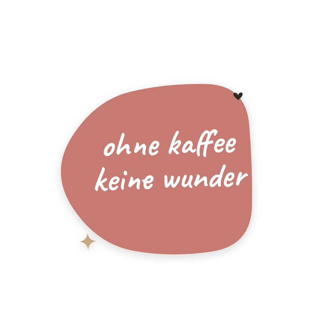 Sticker: ohne kaffee keine wunder