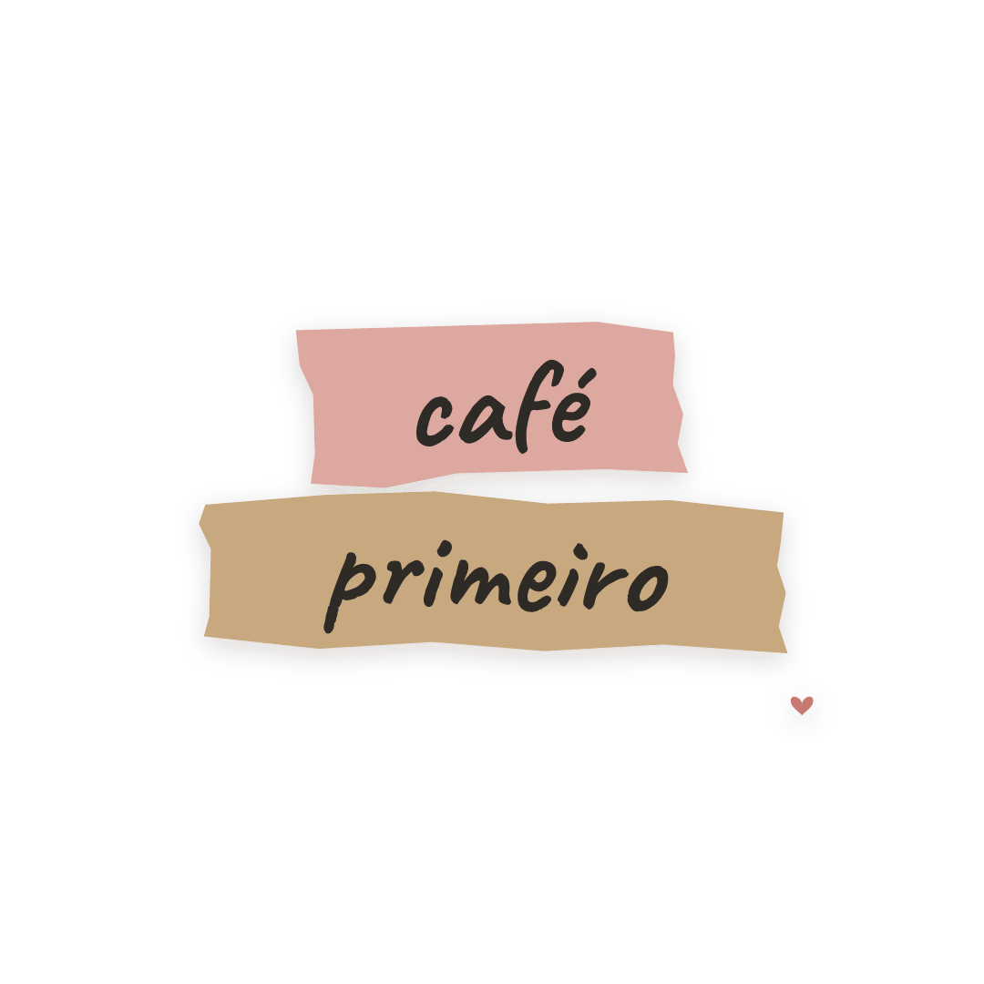 Sticker: café primeiro