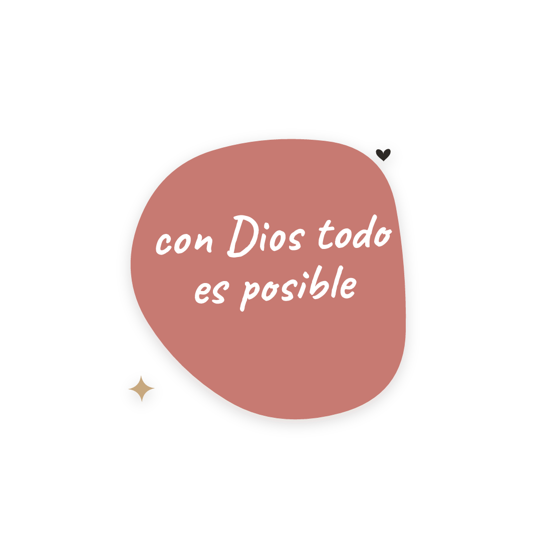 Sticker: con Dios todo es posible