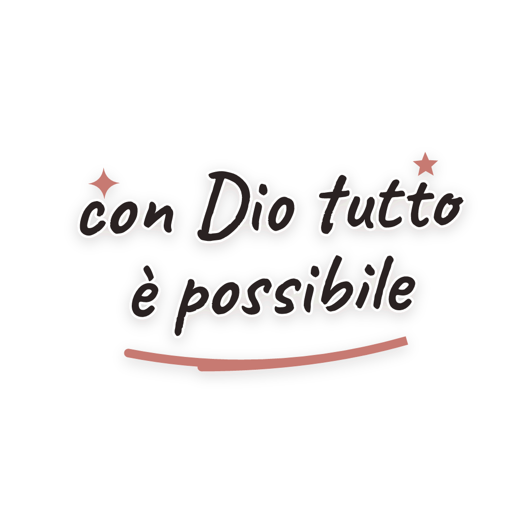 Sticker: con Dio tutto è possibile