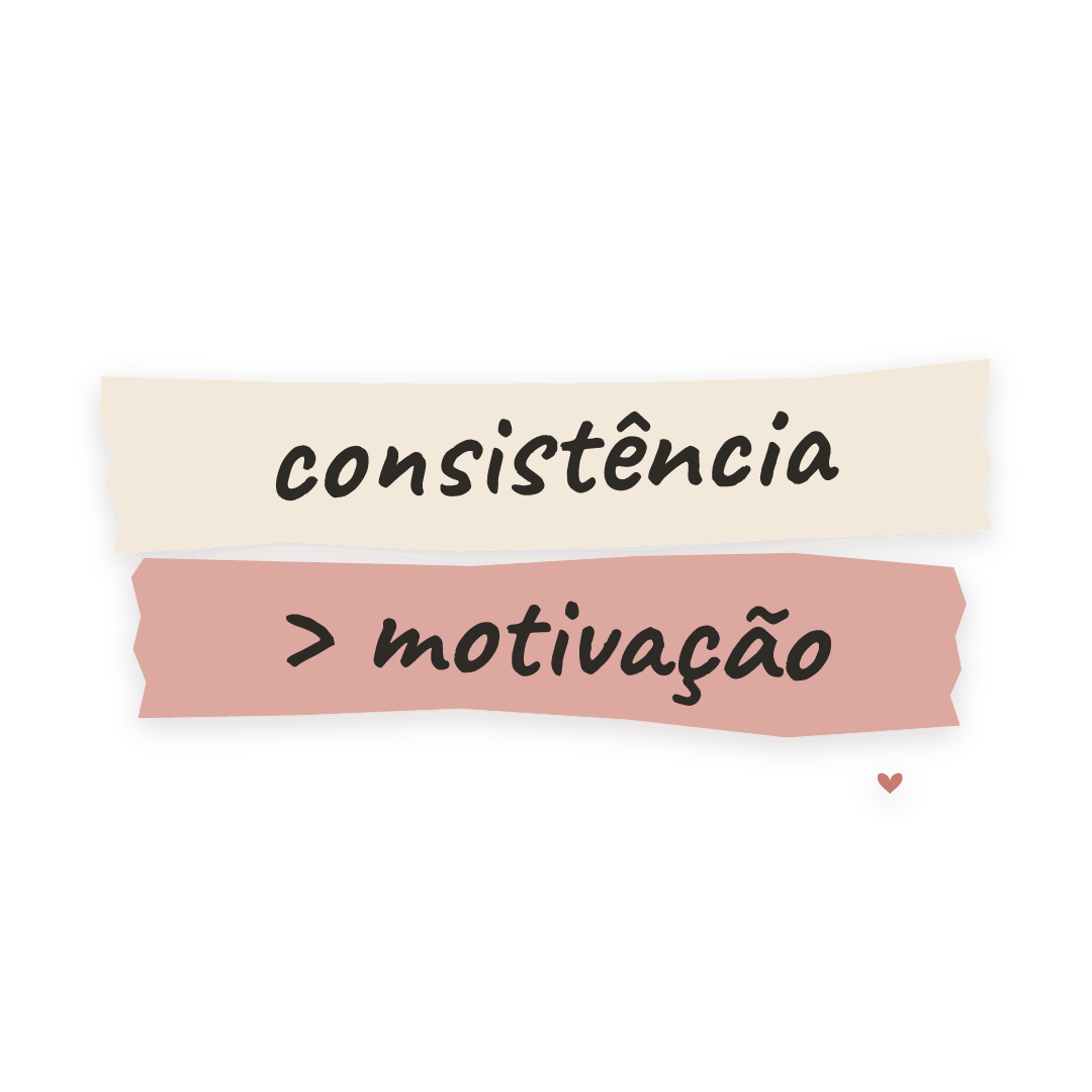 Sticker: consistência > motivação