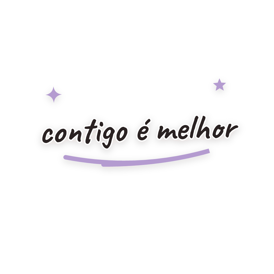 Sticker: contigo é melhor