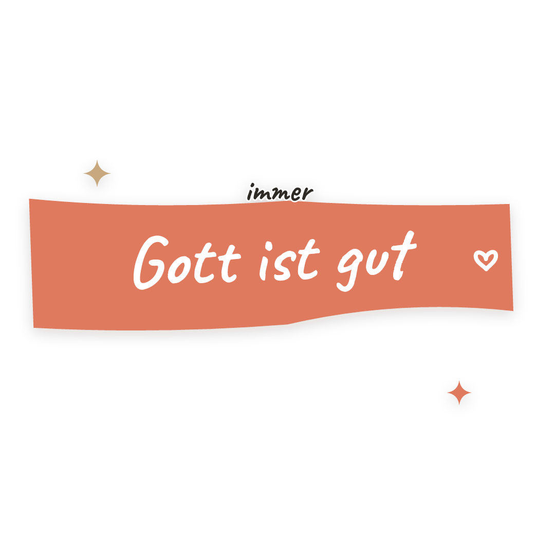 Sticker: immer Gott ist gut