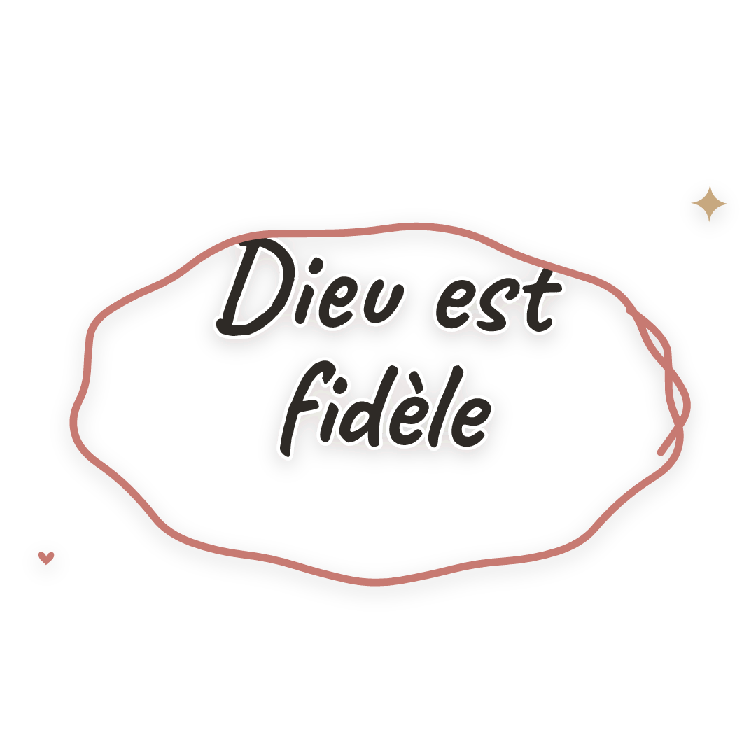 Sticker: Dieu est fidèle