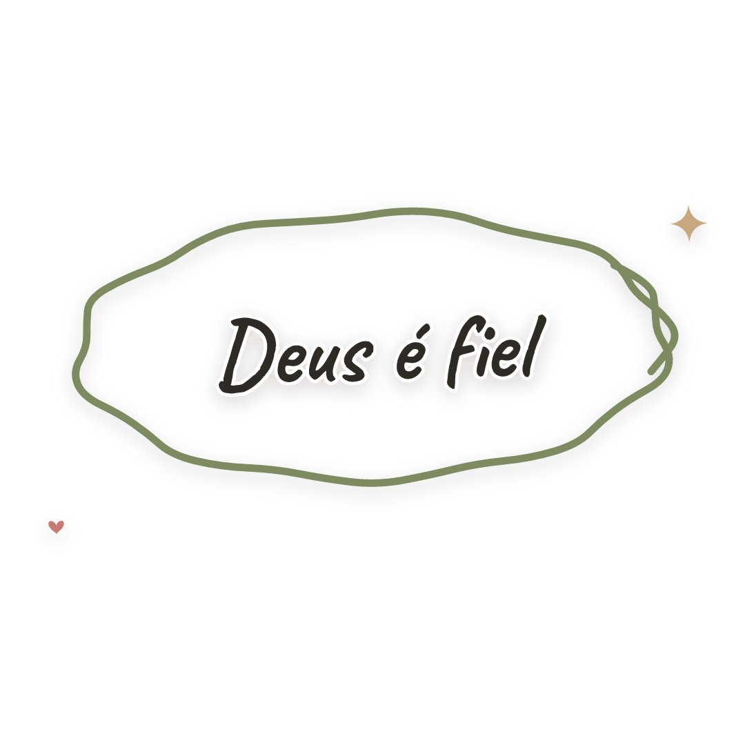 Sticker: Deus é fiel