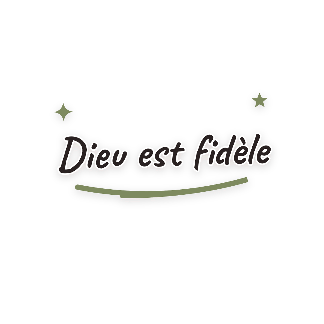 Sticker: Dieu est fidèle