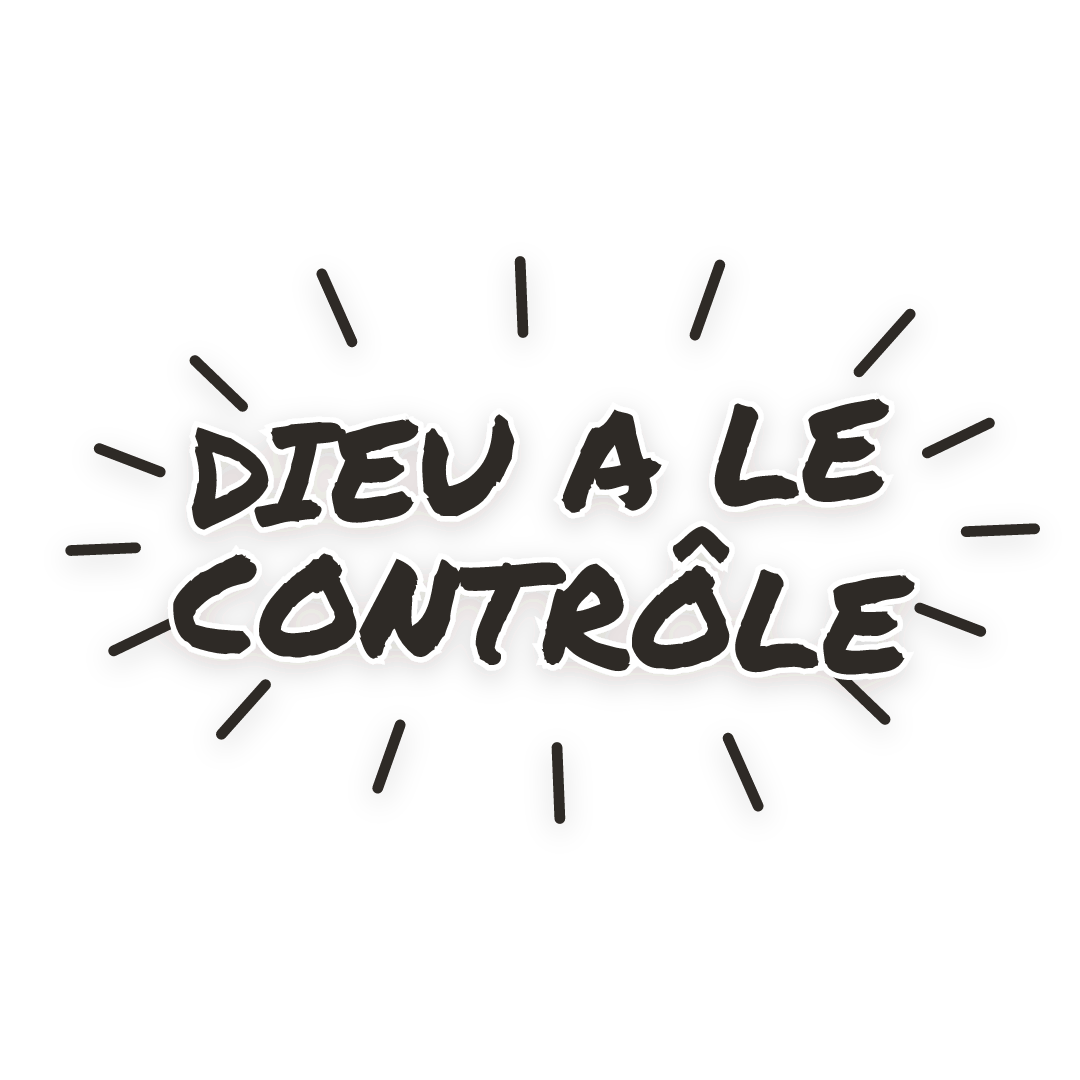 Sticker: Dieu a le contrôle