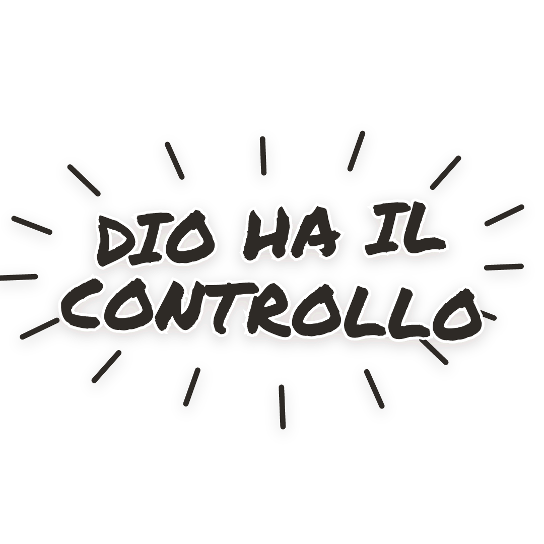 Sticker: Dio ha il controllo